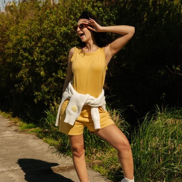 Amelia Shorty Romper - Picture 1 of 2